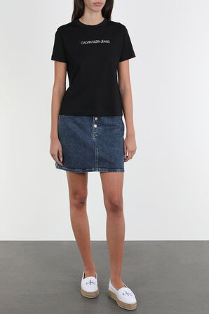 Timeless Logo Tshirt in Black CALVIN KLEIN